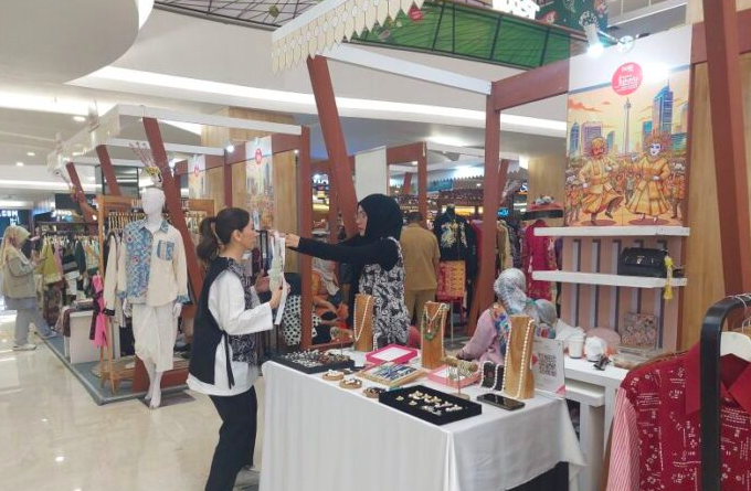 Ilustrasi pameran produk UMKM