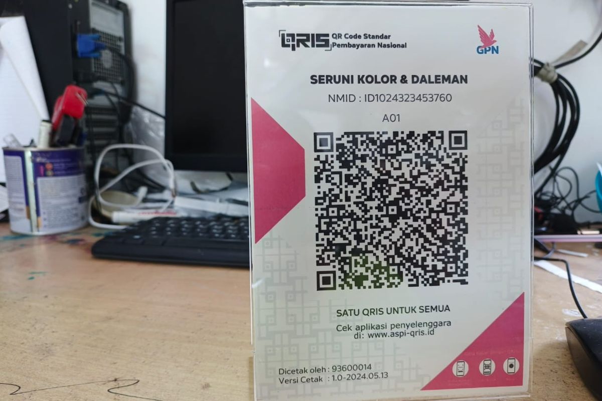 Ilustrasi foto kode Qris